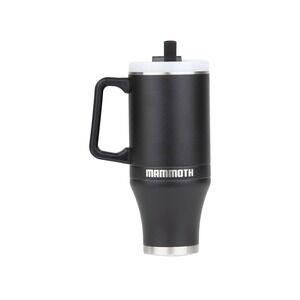 NEW Mammoth Ascent Black 40‎ oz Professional Tumbler with Handle Lid